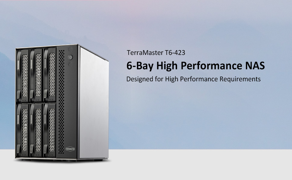 TERRAMASTER T6-423 6Bay NAS Storage - High Performance for SMB